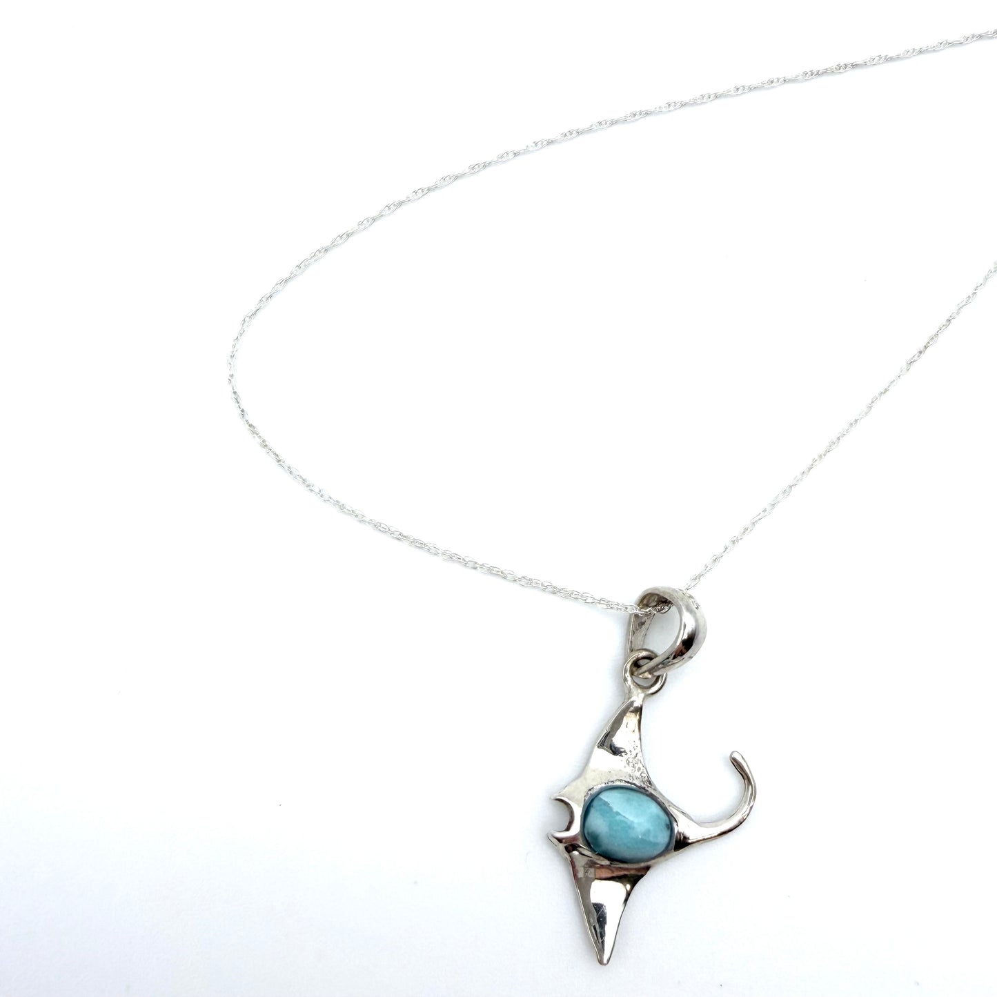 Machine Rope Necklace in Sterling Silver